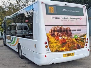 Hop aboard the 118 for town and village connection to rail