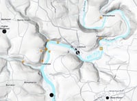 Sewage pours into River Tamar