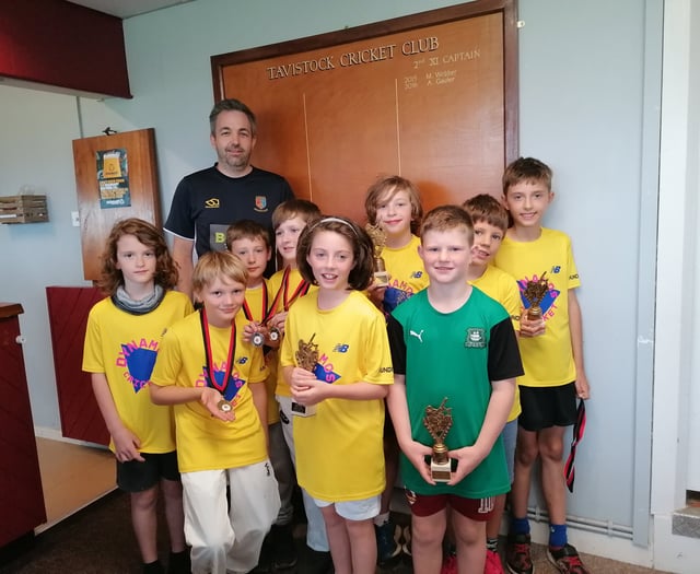 Young Tavistock cricketers enjoy fun end-of-season celebrations