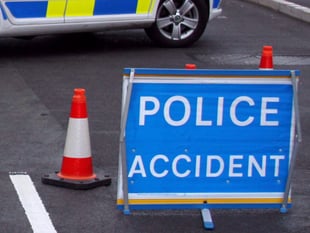 A38 shut in both directions for at least six hours as crash leaves electricity pole across road