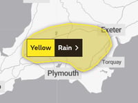 Yellow Warning of heavy rain overnight