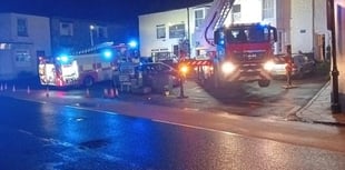 Chimney Fire at Cornish Inn Gunnislake