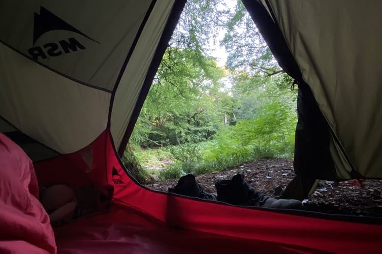 Camping by the Dart