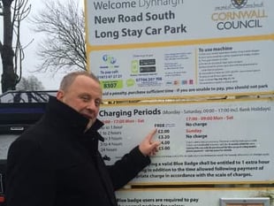 Free parking on Sunday could be scrapped in Callington car park 