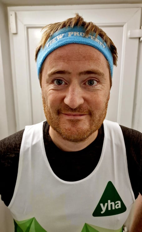 Will Inman of Tavistock runs London Marathon