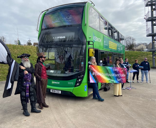 Cornwall Pride Bus Tour stops off in Callington