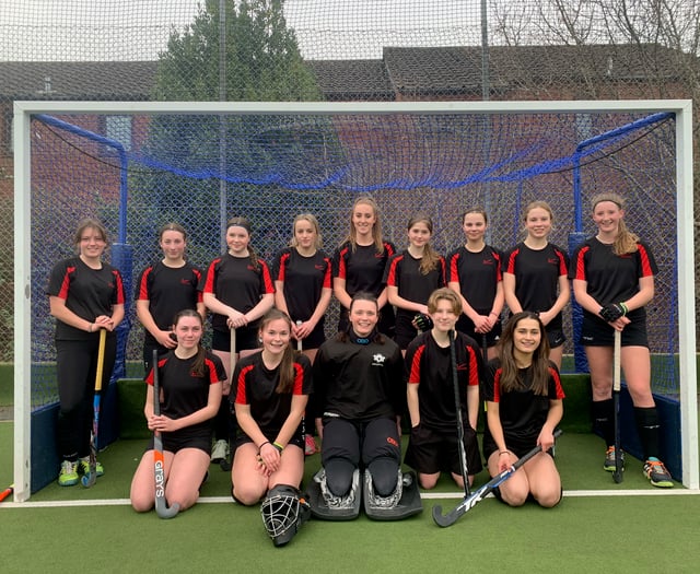 Hockey league title win for Tavistock U16 Girls