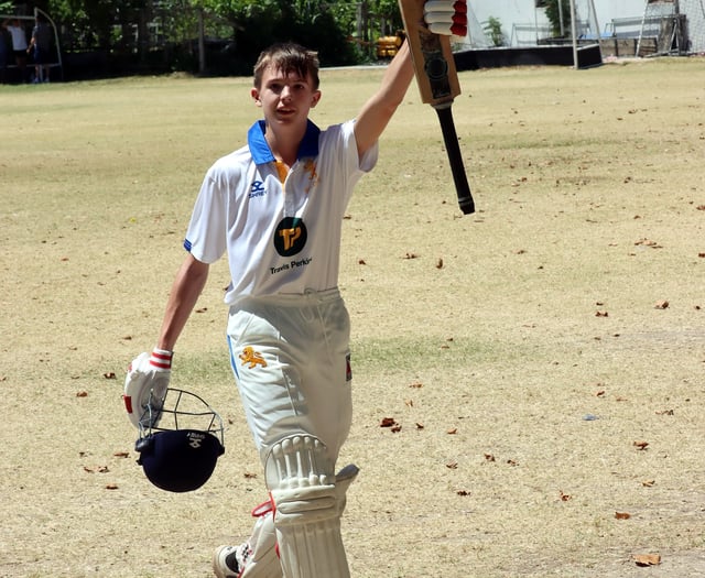 Schoolboy cricketer returns from tour