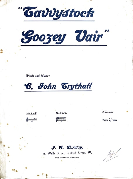 TAVVYSTOCK GOOZEY VAIR manuscript