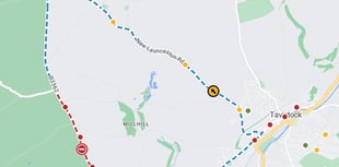Gulworthy road closure until April 3