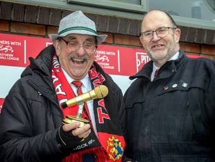 Veteran football volunteer retires