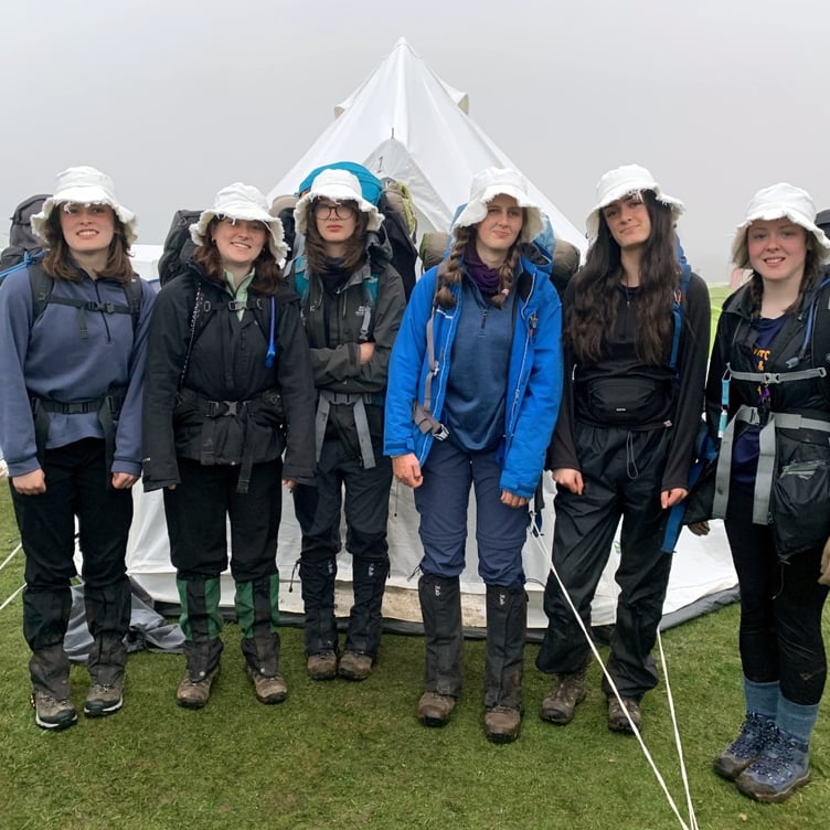 Tavistock District Youth Forum Ten Tors 45 mile team
- Katie, Ruby, Izzy H, Issy D, Esther, Darcey