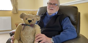 Renovated teddy in memory of mother