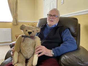 Renovated teddy in memory of mother