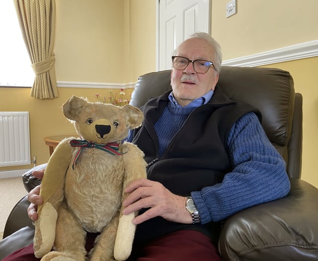 Renovated teddy in memory of mother