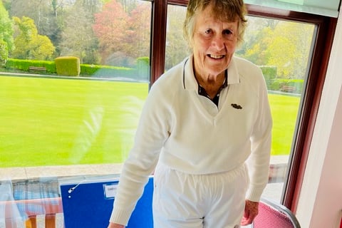 Okehampton Simmons Bowls Club 100th anniversary cake