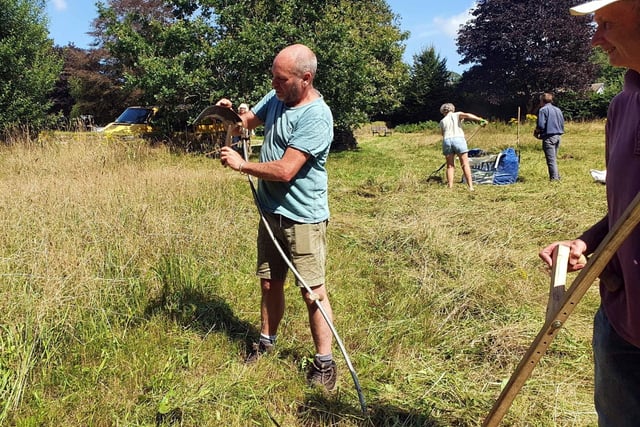 Burial ground volunteers