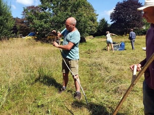 Burial ground volunteers