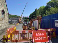 Vital safety works begin on wall