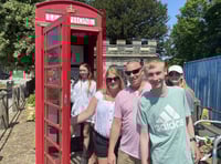 Dialling the past in red phone box