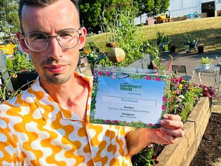 Gardener’s first show garden winner