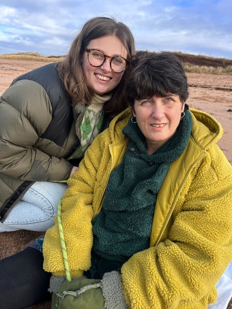 Millie Hann and mum Philippa, who is living with Parkinson’s.