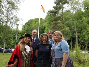 Borough council flies Pride flag