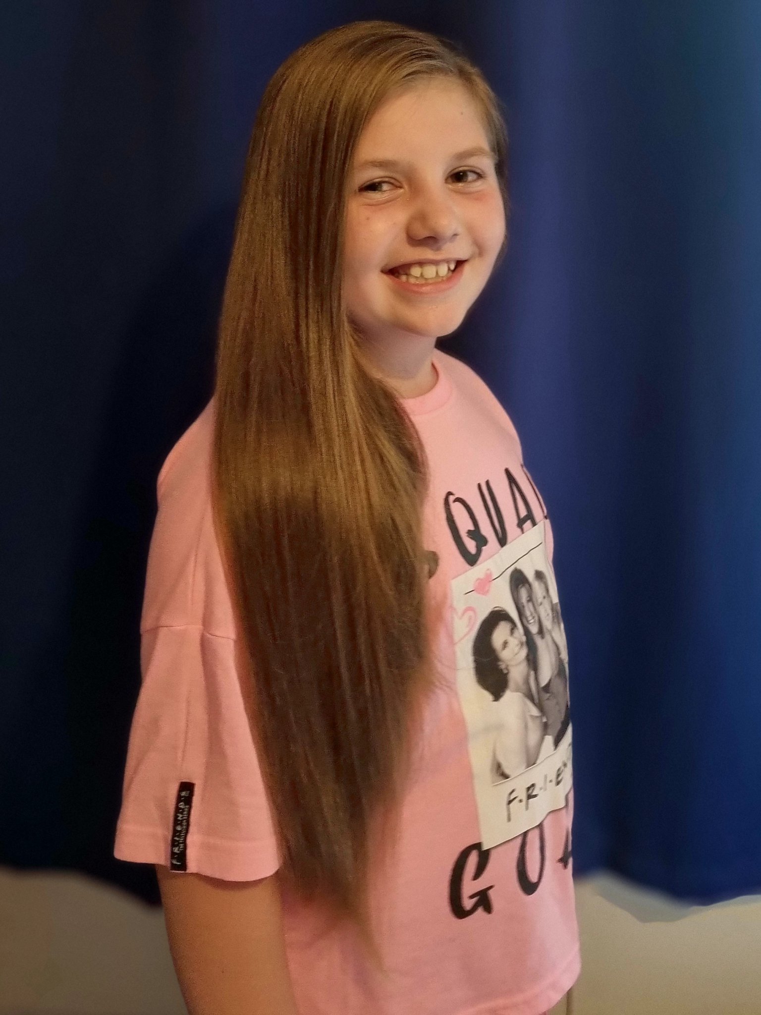 Kind-hearted girl has locks chopped