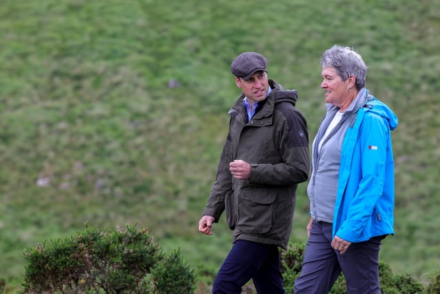 Prince William pays a trip to Wistman's Wood