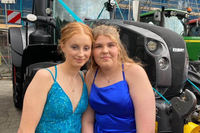 Glad rags, hooves and tractors at Tavistock College prom