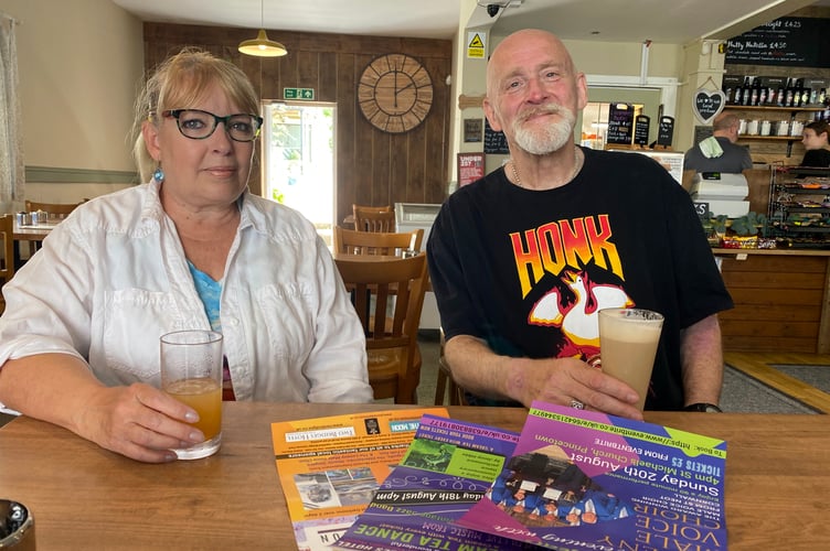 Suzi Bastable and Nick Bennett organised the first ever Princetown Arts Festival