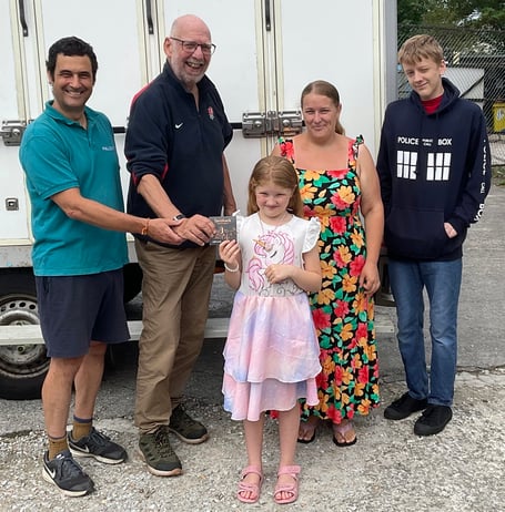 Rosie Walker's Coronation Cake prize giving