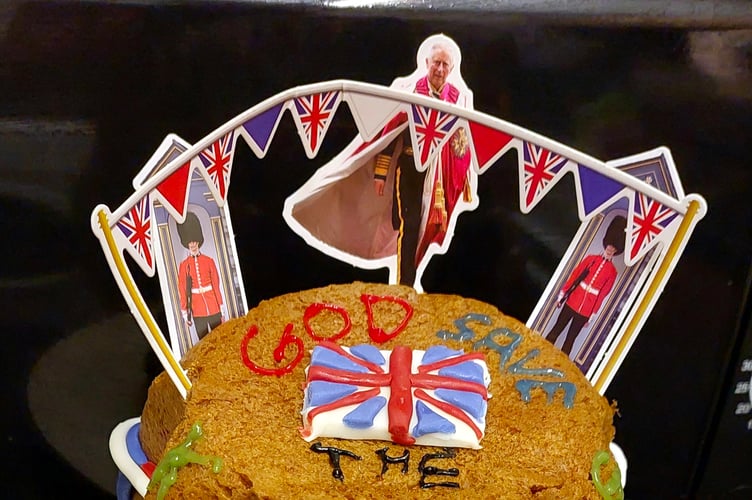 Rosie Walker's winning iced Coronation cake