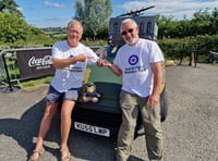 Wacky rally success with Dambusters car
