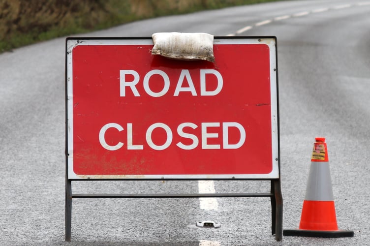 Higher Road will be closed from July 31 to August 25. AQ 5403