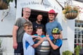 Thrill-seeking villagers race along stream for charity