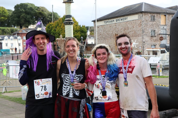 Dressed for a previous Hallowe'en run.