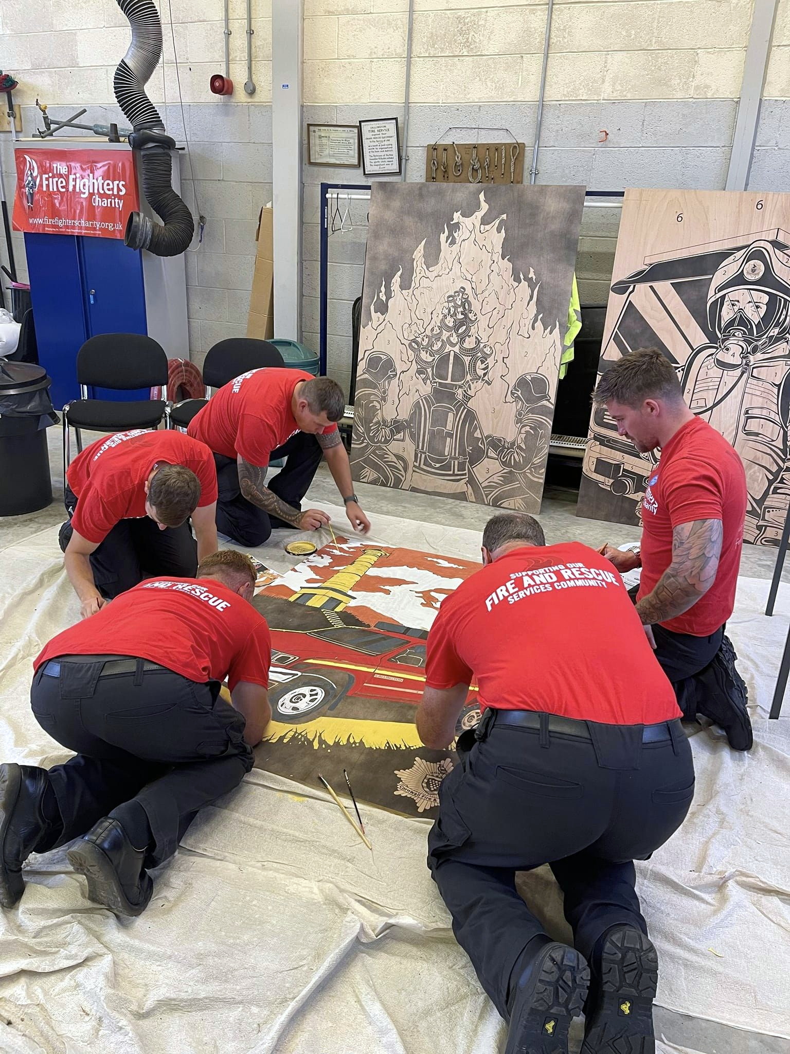 Locals make mark on station mural