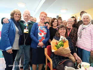 Party thrown in thanks to charity’s Cathy
