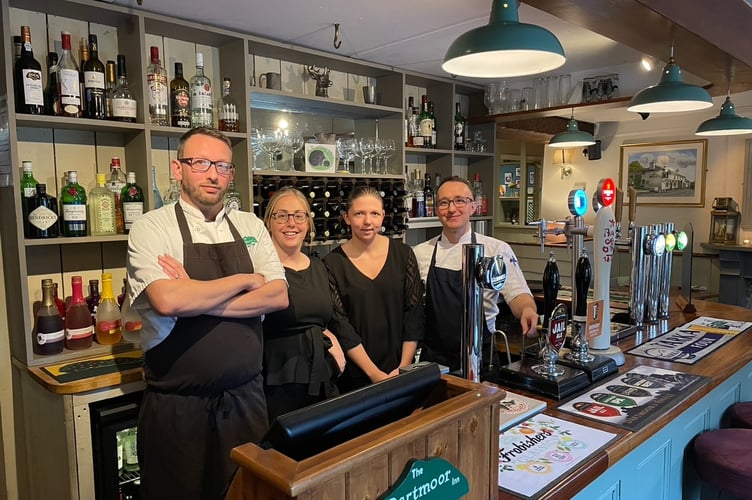 Winning service at the Dartmoor Inn Lydford