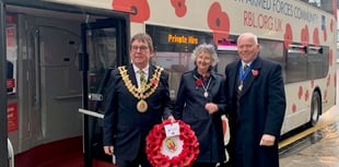 Bodmin Town Council participate in 'poppies to Paddington' initiative