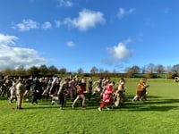 Duchy students run miles to raise money for Poppy Appeal