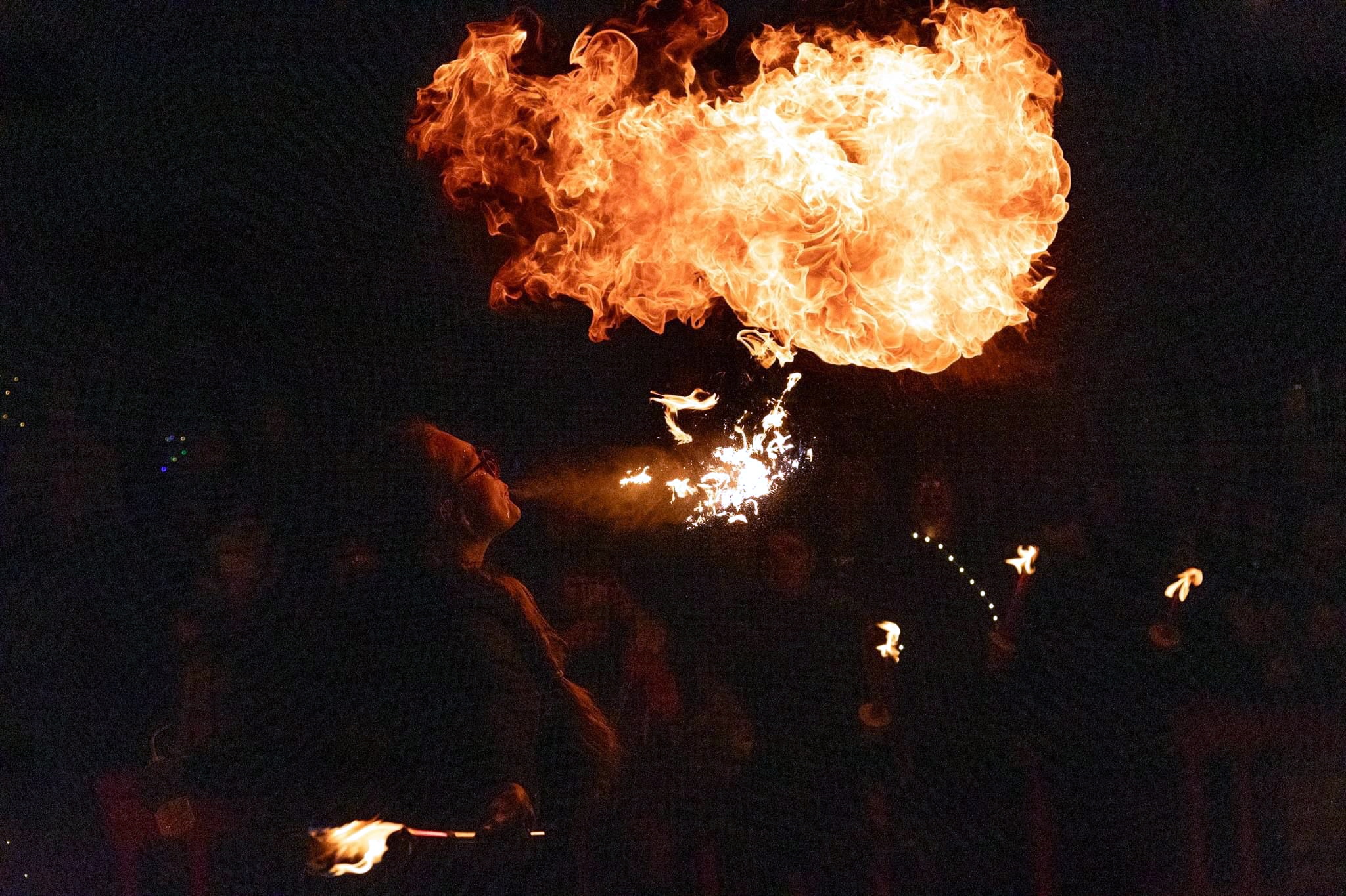 Hundreds attend new Cornish festival that lights up town