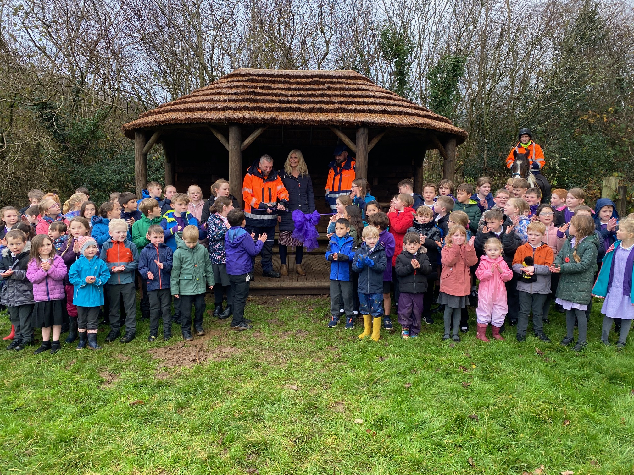 Pupils welcome new-look outdoor classroom