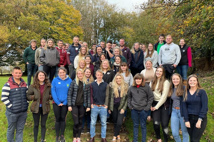 Club Chairmen and Secretaries at the Devon YFC Officer Training Weekend.