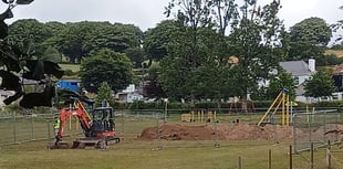 Work restarts on games area