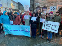 Gaza peace rally in Exeter