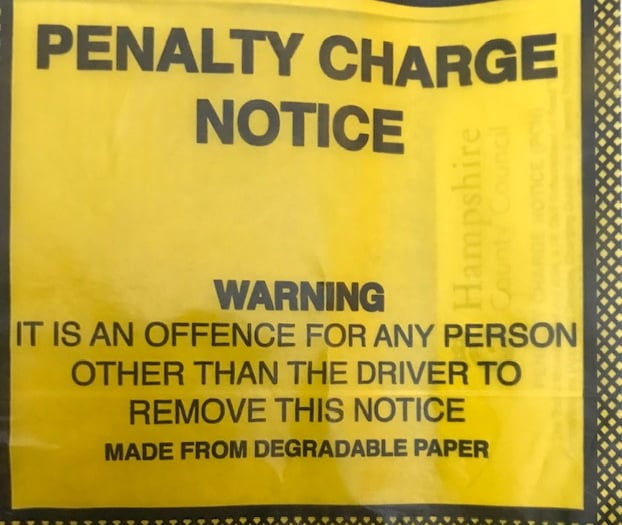 'Fake parking ticket' scam