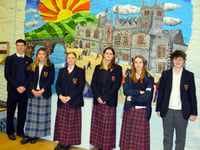 Students finish community cafe mural