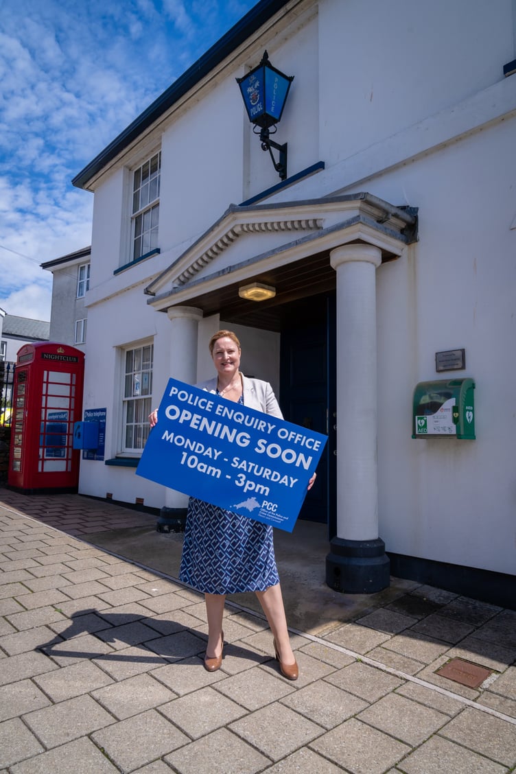 PCC Hernandez on the opening of police enquiry offices (PEOs) across Devon and Cornwall: “It’s something to be proud of."